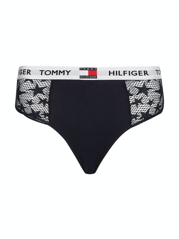 Tommy Hilfiger Star Lace High-Waist Women's Underwear Blue | RGvj9J0sn5F2