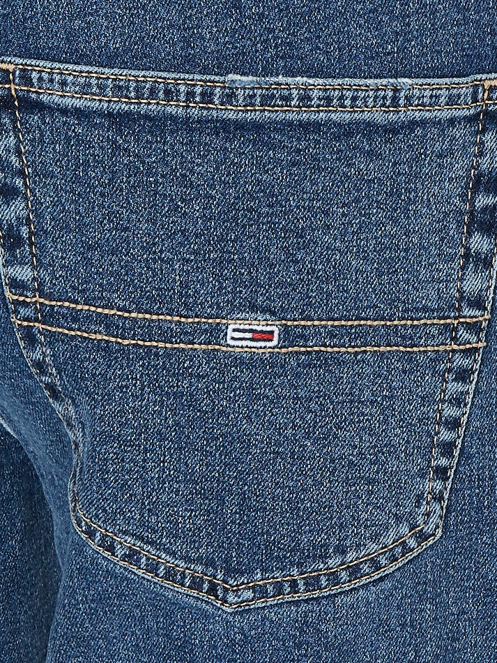 Tommy Jeans Straight Dad Men's Jeans Blue Dark | NV7ALxouYeyN