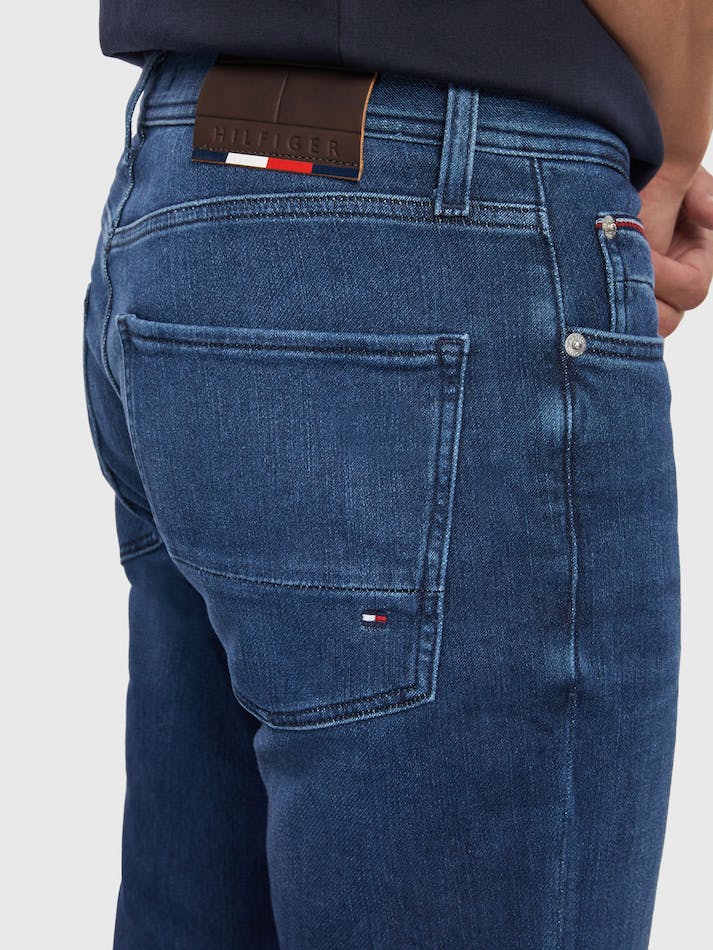 Tommy Hilfiger Straight Denton Men's Jeans Indigo | r7kKR4zpScGo