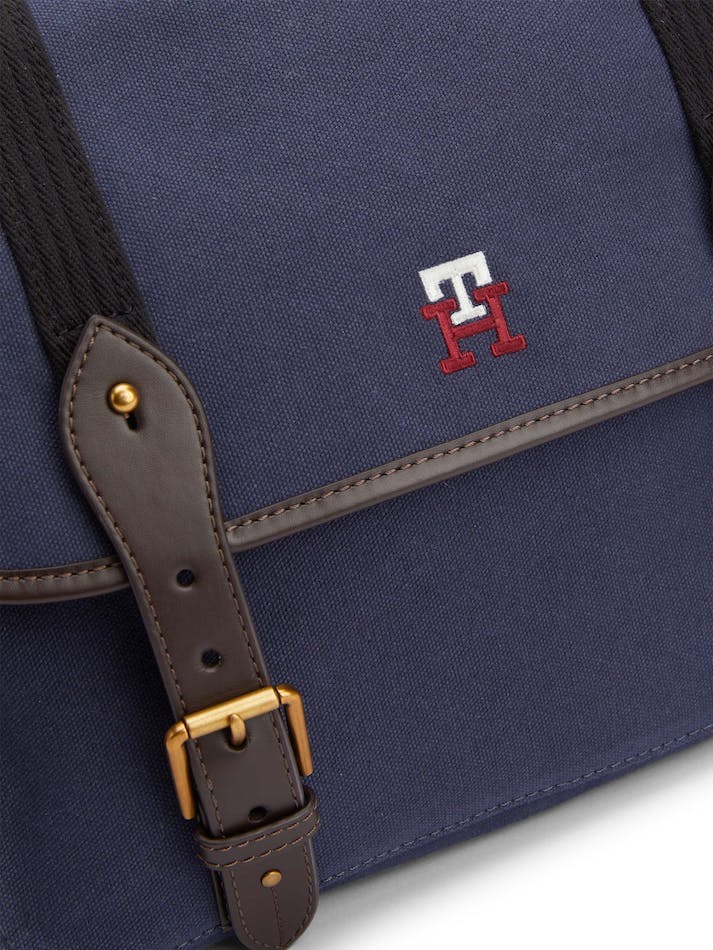 Tommy Hilfiger TH Modern Canvas Messenger Men's Bags Blue | oLDQd5qRBlgC