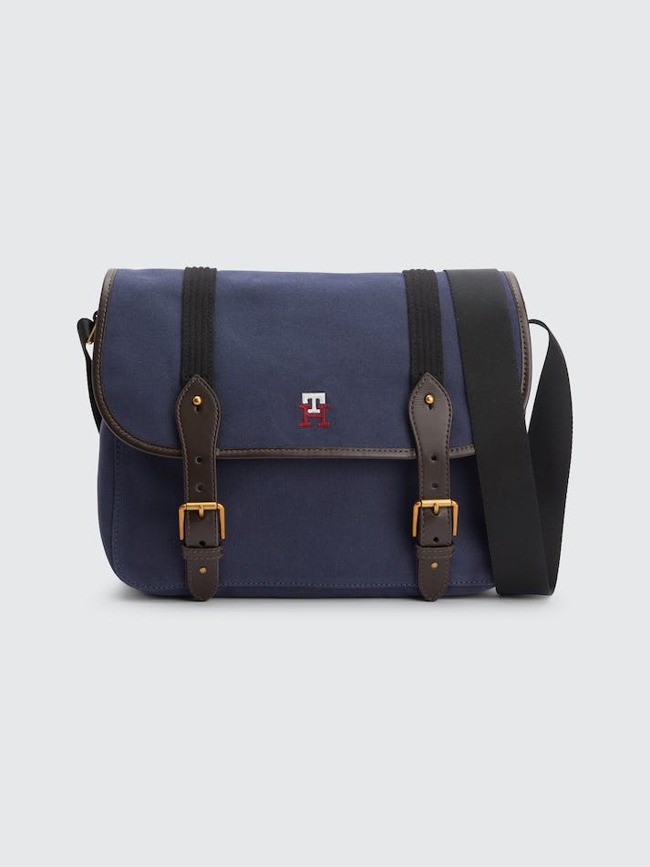 Tommy Hilfiger TH Modern Canvas Messenger Men\'s Bags Blue | oLDQd5qRBlgC