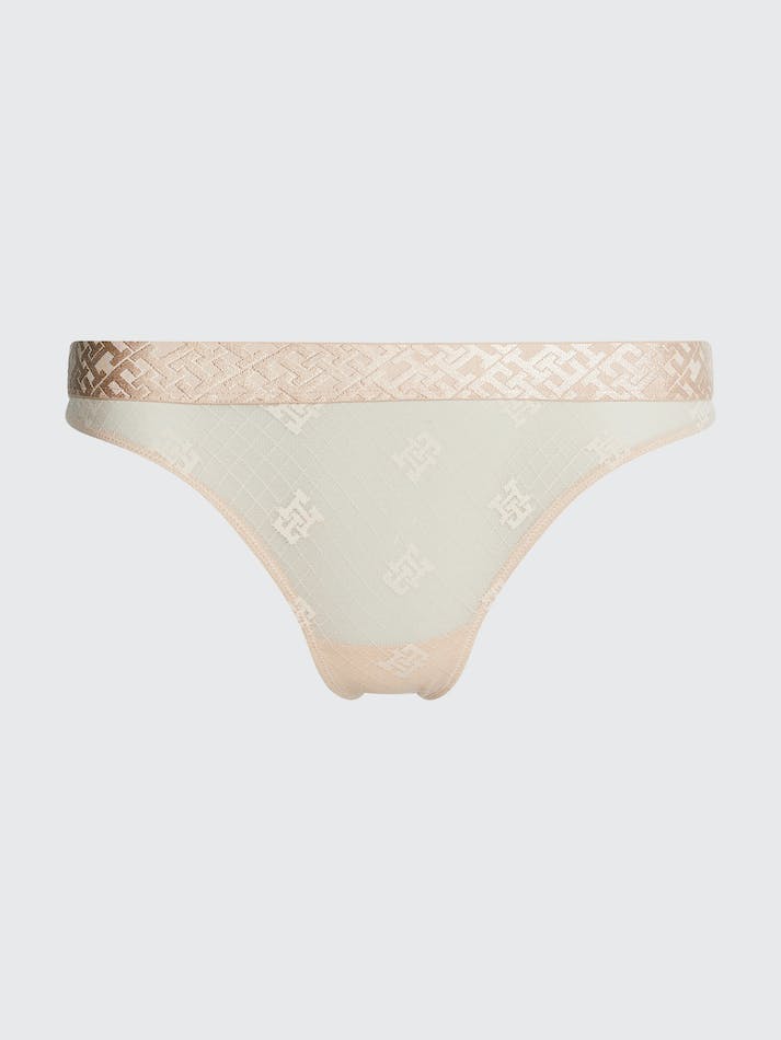 Tommy Hilfiger TH Monogram Lace Women's Underwear Pink | Z56Jhko7b3mO