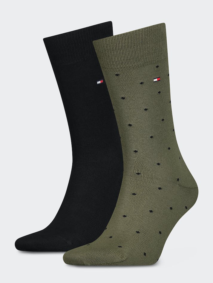 Tommy Hilfiger TH Socks 2-Pack Men\'s Socks Green | Z1vDU8gCbAfS