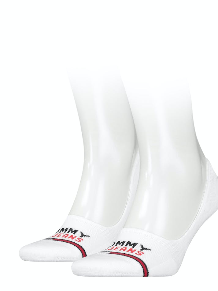 Tommy Hilfiger TH Socks No-Show Mid Cut Women\'s Socks White | ekPfao3EzB2i