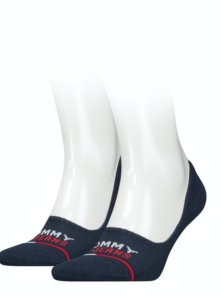 Tommy Hilfiger TH Socks No-Show Mid Cut Women\'s Socks Navy | yBC850dNeqw9