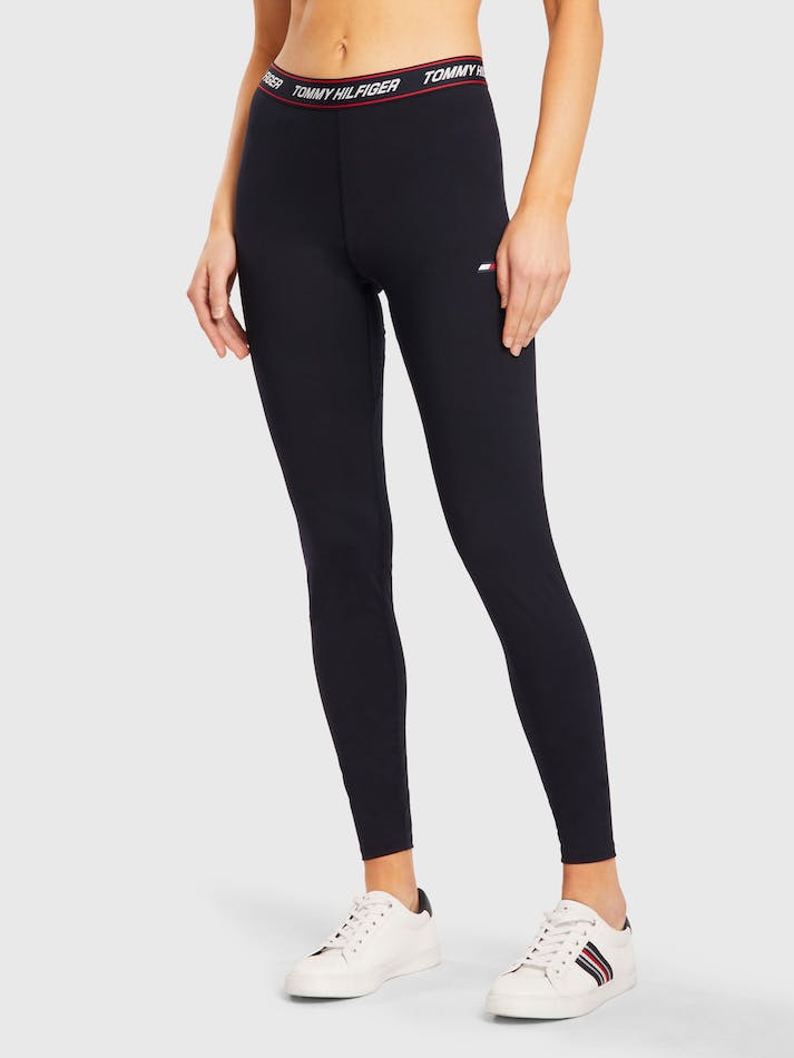 Tommy Hilfiger Tape Women\'s Leggings Blue | OD9txp7Buv0F