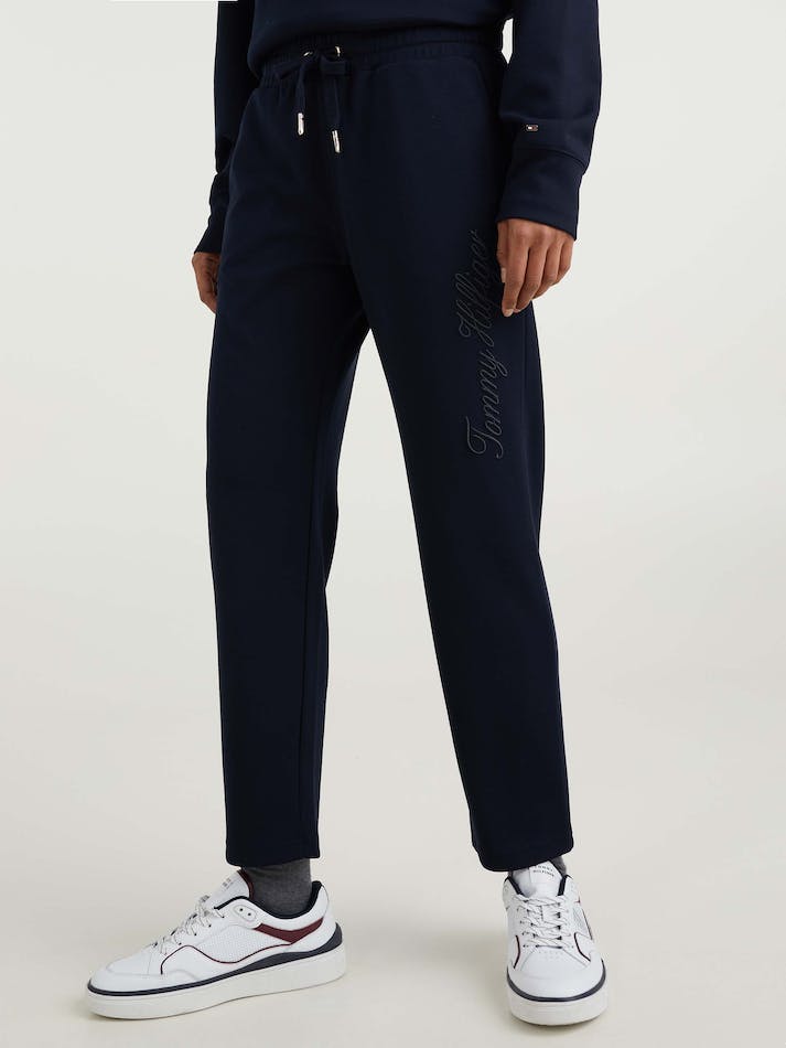 Tommy Hilfiger Tapered Fit Ankle Grazer Women's Jogger Blue | y6aWwjbfNSMp