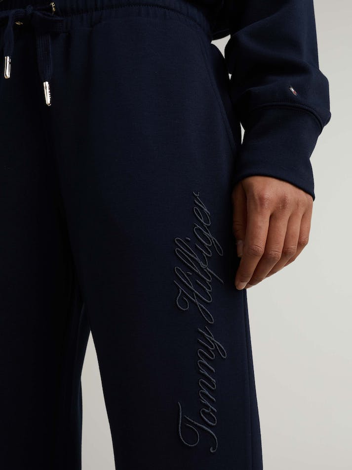 Tommy Hilfiger Tapered Fit Ankle Grazer Women's Jogger Blue | y6aWwjbfNSMp