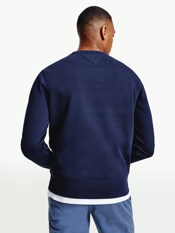 Tommy Hilfiger Th Flex Logo Men's Sweatshirt Blue | f04nphABn4US