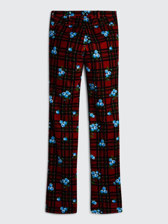 Tommy Hilfiger Th X Richard Quinn Tartan Women's Trousers Red | sg3Q8tLDwX3X