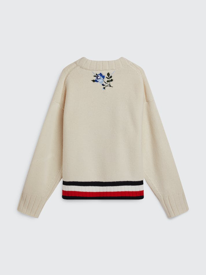 Tommy Hilfiger Th X Richard Quinn Wool Women's Jumpers White | L5dpcjdR3JGe