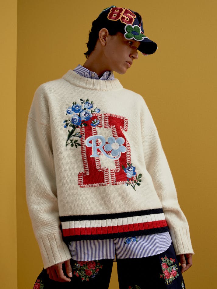 Tommy Hilfiger Th X Richard Quinn Wool Women's Jumpers White | L5dpcjdR3JGe