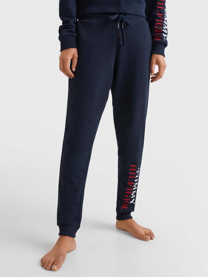 Tommy Hilfiger Ultra Soft Logo Women's Jogger Blue | VgJCXuHO5YSY