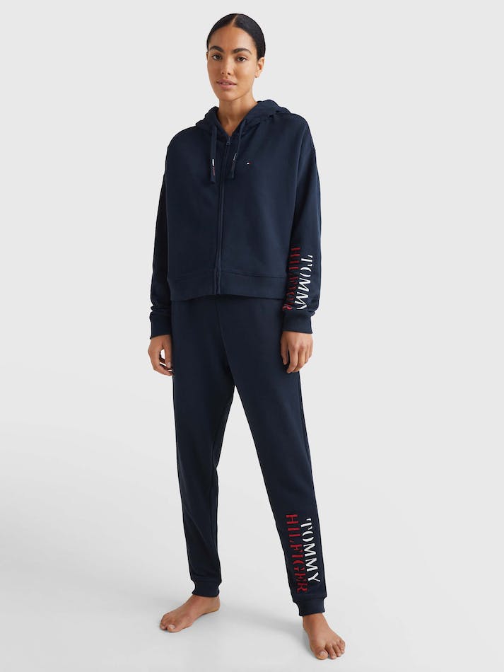 Tommy Hilfiger Ultra Soft Logo Women\'s Jogger Blue | VgJCXuHO5YSY