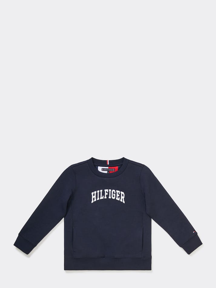 Tommy Hilfiger Varsity Kids\' Sweatshirt Blue | 8qrpNKkGCufy