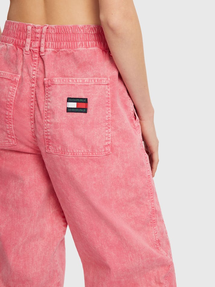 Tommy Jeans Wide Leg Denim Women's Jeans Pink | IyV7B51Kboj5