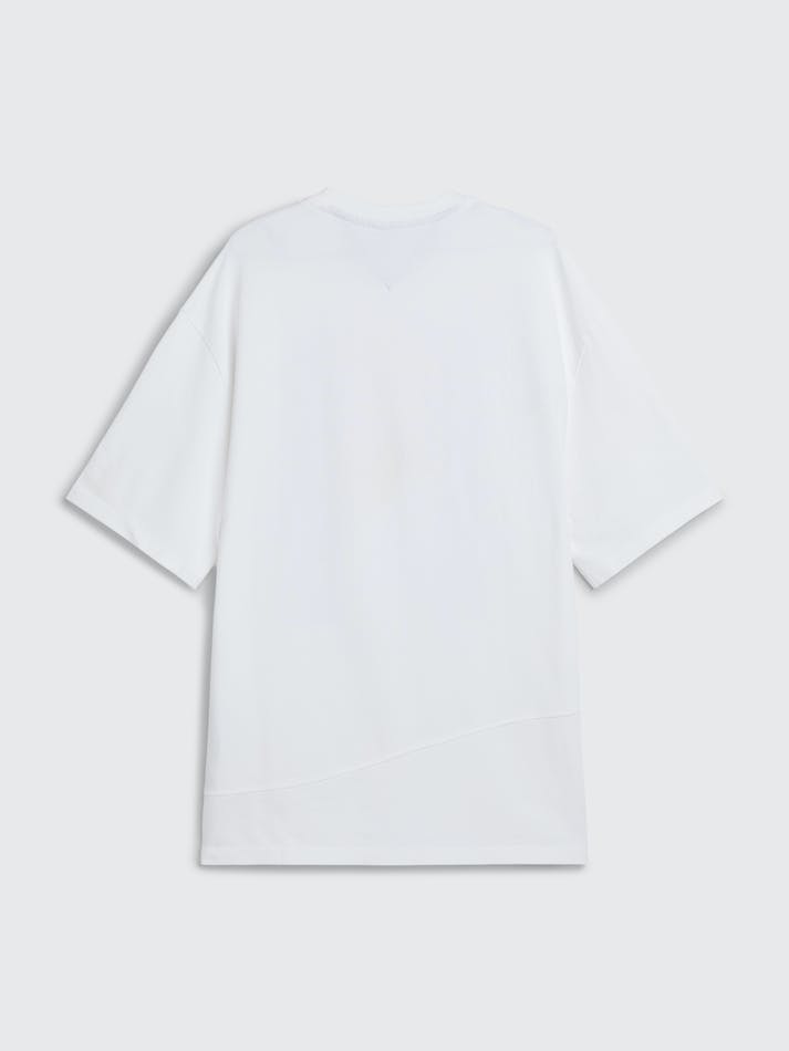 Tommy Jeans x MYne Oversized Unisex T Shirts White | 0NHcjmrK8ObT