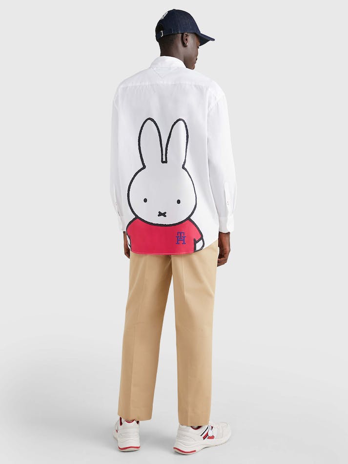 Tommy Hilfiger x Miffy Boyfriend Fit Men's Shirts White | TiAfNm7695cS