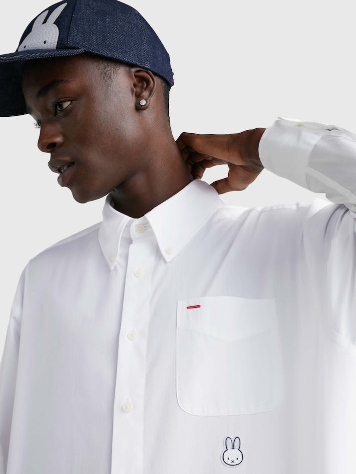 Tommy Hilfiger x Miffy Boyfriend Fit Men's Shirts White | TiAfNm7695cS