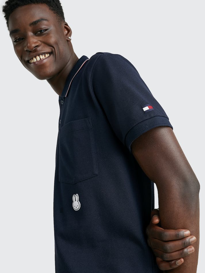 Tommy Hilfiger x Miffy Reg Polo Men's Polo Shirts Blue | uZw4emFlxQ8x