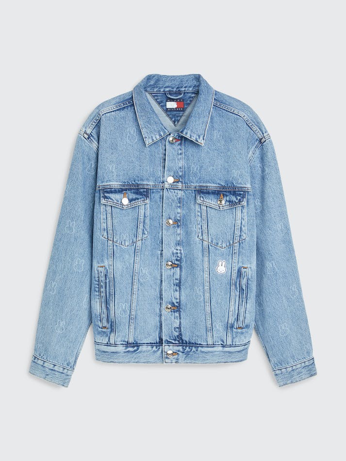 Tommy Hilfiger x Miffy Relaxed Denim Men's Jackets Indigo Blue | ewfrouYpWpp5