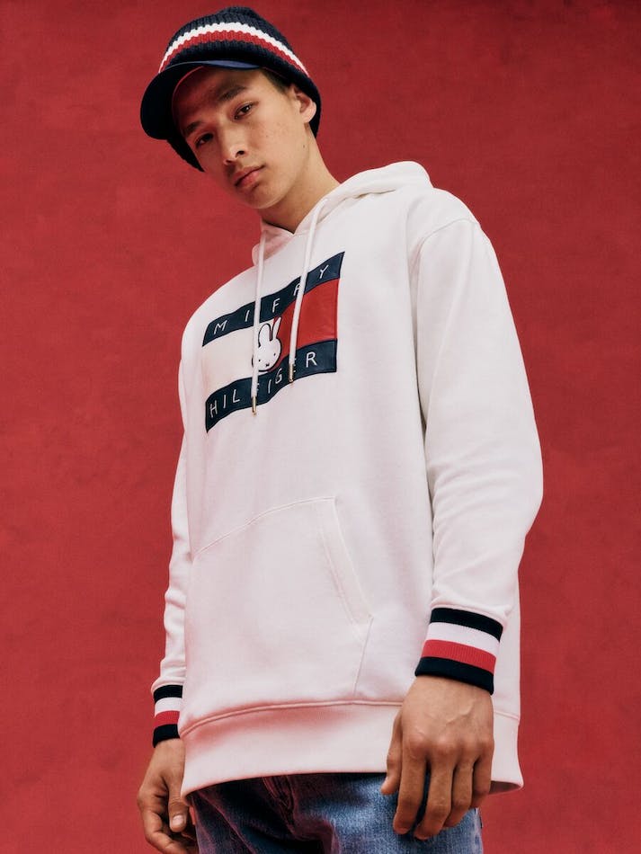 Tommy Hilfiger x Miffy Relaxed Fit Men's Hoodie White | isJodDXenIxr