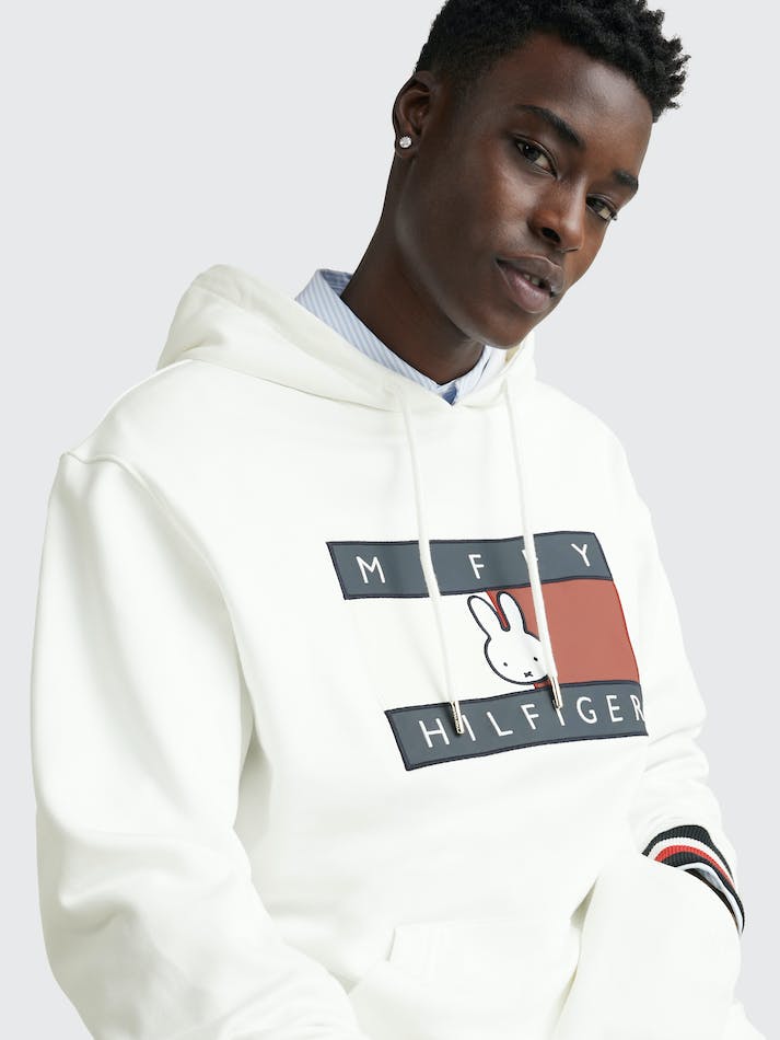 Tommy Hilfiger x Miffy Relaxed Fit Men's Hoodie White | isJodDXenIxr