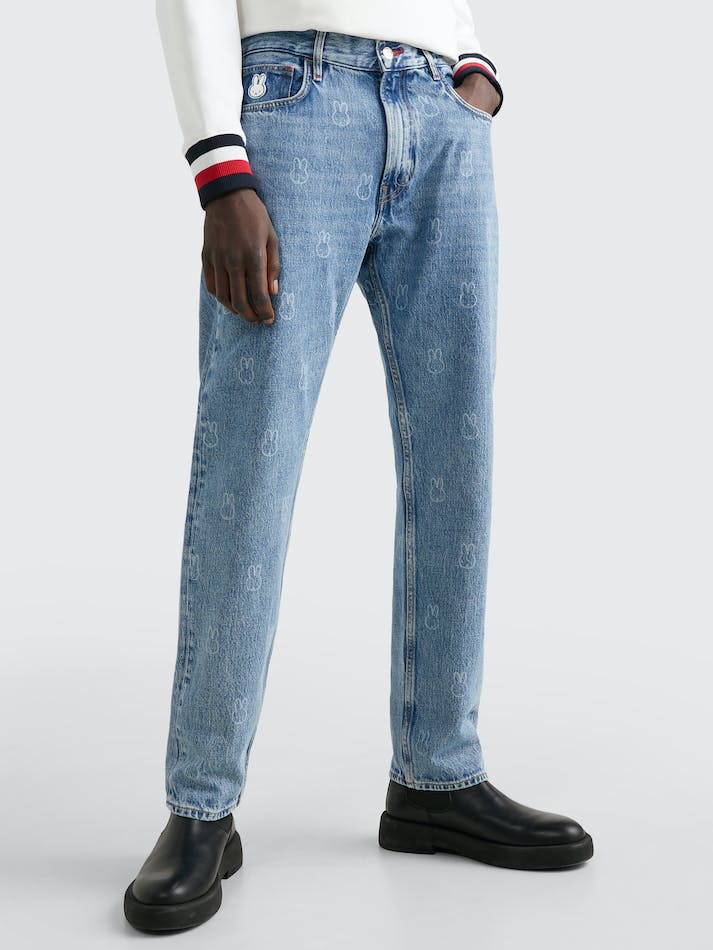 Tommy Hilfiger x Miffy Relaxed Fit Men's Jeans Indigo Blue | dcMxjGlvIWSi