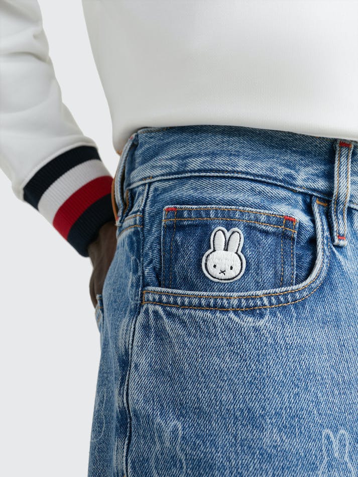 Tommy Hilfiger x Miffy Relaxed Fit Men's Jeans Indigo Blue | dcMxjGlvIWSi