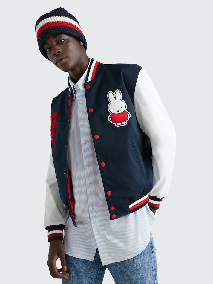 Tommy Hilfiger x Miffy Reversible Varsity Men's Jackets Blue / Red | W4kTPDTKLqBq