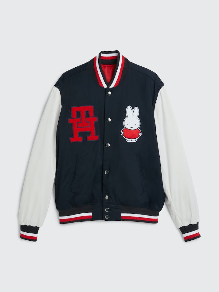 Tommy Hilfiger x Miffy Reversible Varsity Men's Jackets Blue / Red | W4kTPDTKLqBq