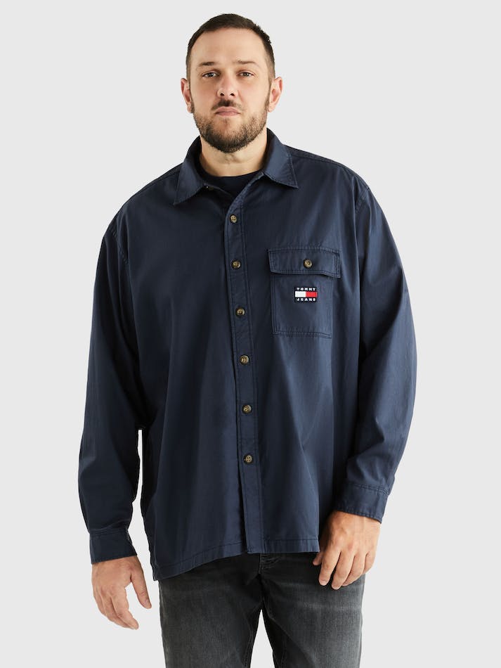 Tommy Jeans Classic Men's Shirts Navy | cxBROThjn49R