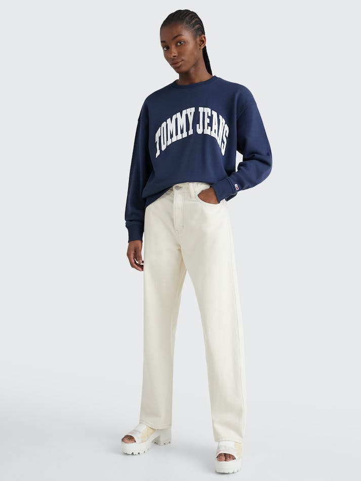 Tommy Hilfiger College Women's Sweatshirt Navy | 7RIx0TNR4sZq