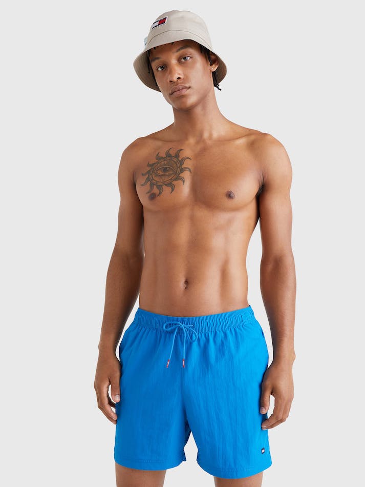 Tommy Hilfiger Drawstring Slim Swim Men's Swimwear Blue | prmXpLrVIF7V