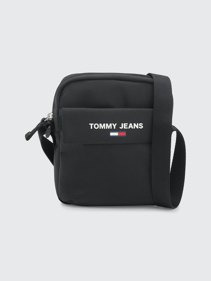 Tommy Hilfiger Essential Logo Reporter Men's Bags Black | skRfdNuo9cj4