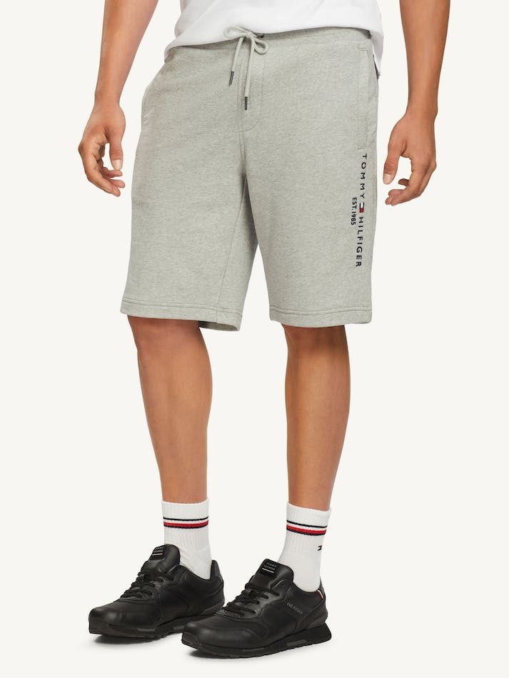 Tommy Hilfiger Logo Men's Shorts Light Grey | 6Va2VtHdGnxC