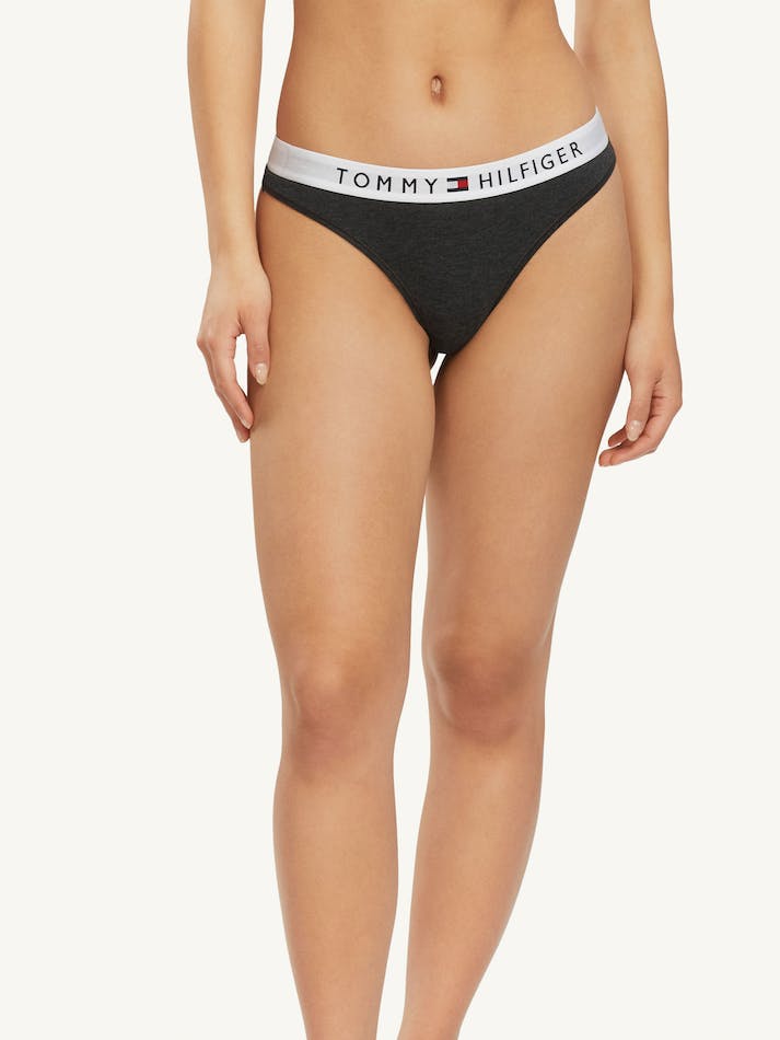 Tommy Hilfiger Logo Waistband Women's Briefs Black | q9EIcbPnE3R9