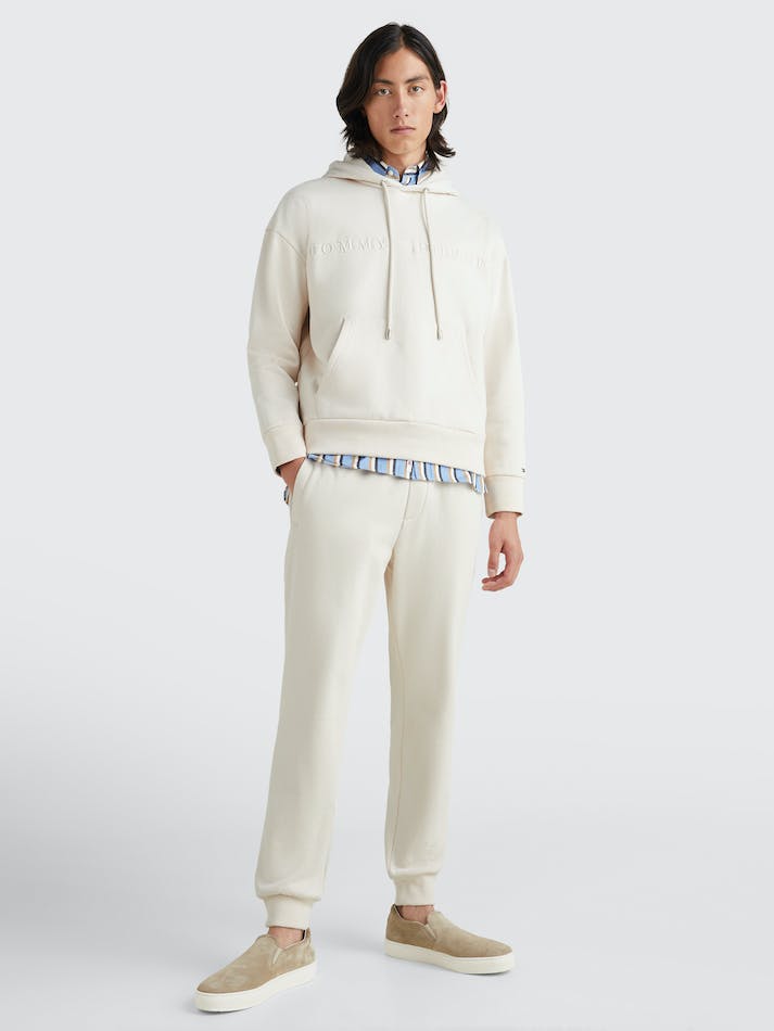 Tommy Hilfiger Relaxed Fit Cuffed Men's Jogger White | Hyp7g6LFwi1e