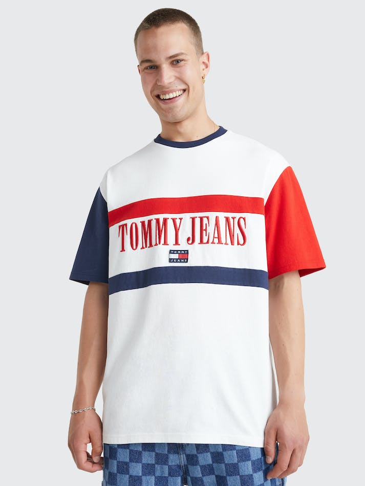 Tommy Jeans Skater Men's T Shirts White | kzG72s7Xoz78